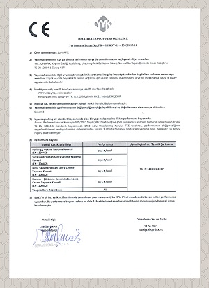 Yurtbay Super Fix Performans Beyanı (TR)