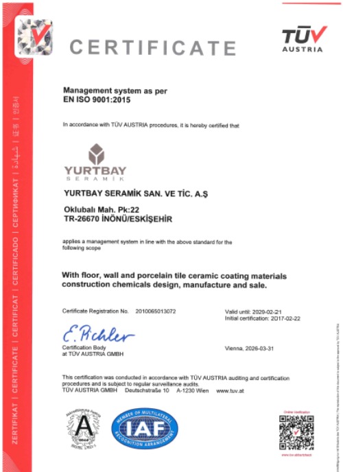 ISO 9001 2015 KYS (İNG)
