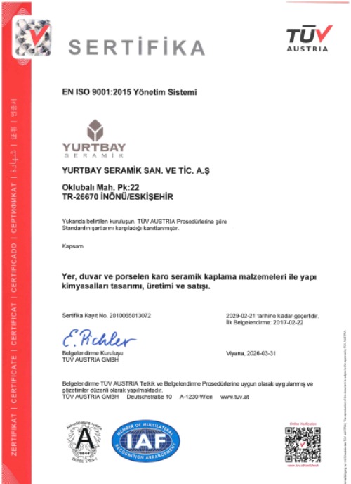 ISO 9001 2015 KYS (TR)